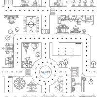 circuit à colorier