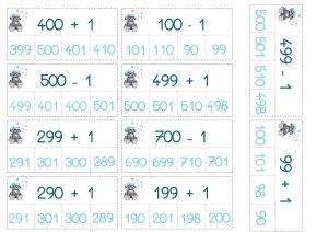 cartes à pinces calculs